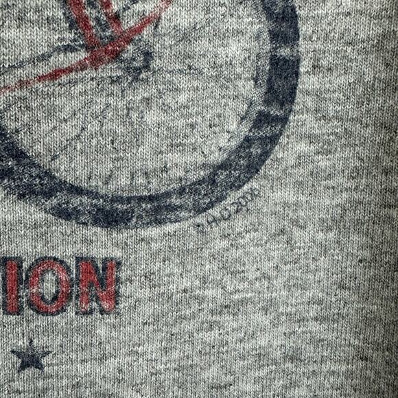 Mens 2006 Harley Davidson Motorcycle Gray T Shirt Las Vegas Blue Red Graphic 2XL - Picture 5 of 7